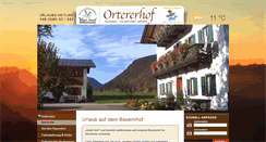 Desktop Screenshot of ortererhof.de