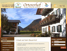 Tablet Screenshot of ortererhof.de